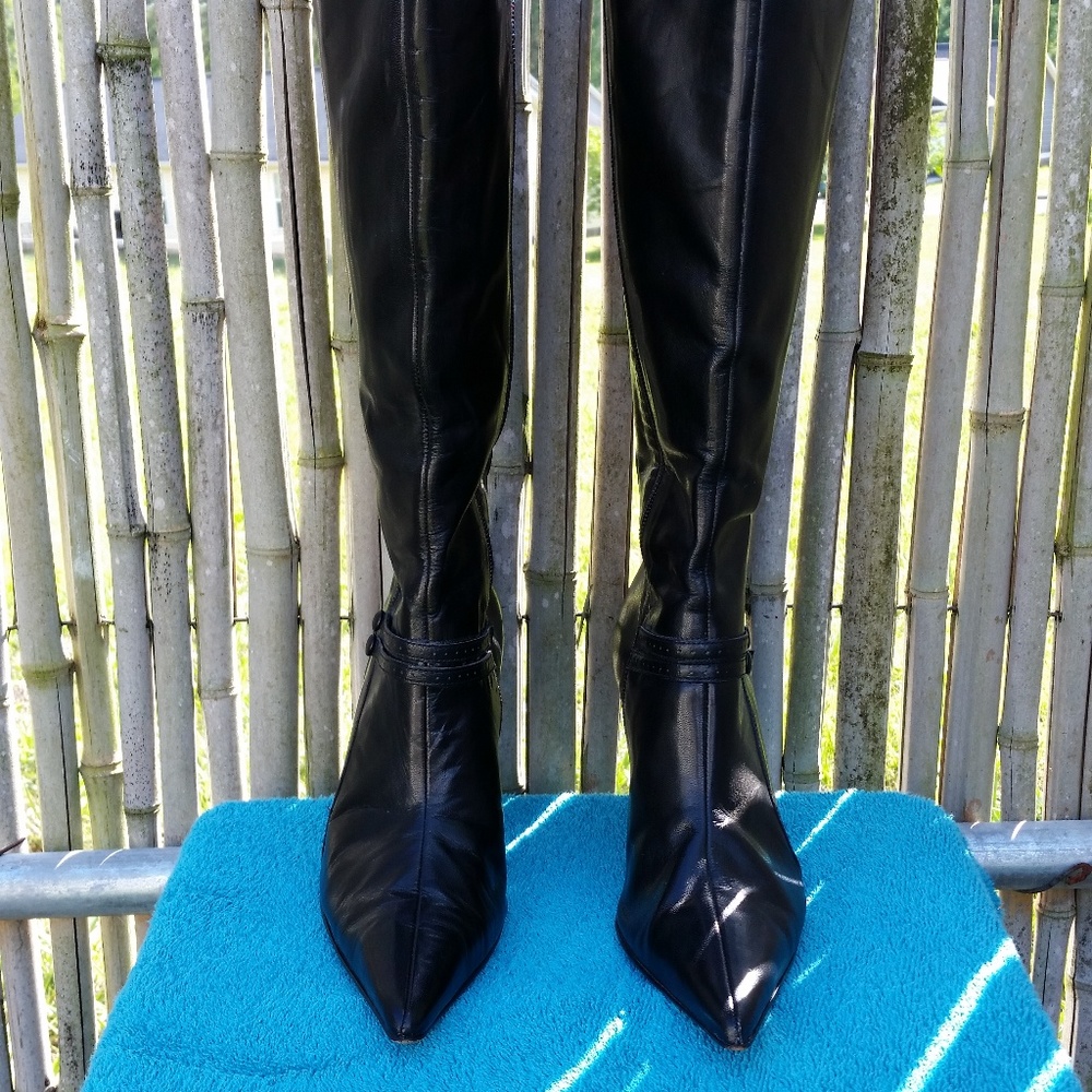 Antonio Melani Knee High Black Boots 7.5**SALE**